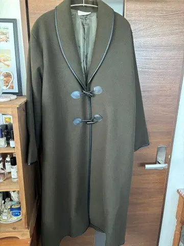 MARTE 마르테 더플 롱 멜톤 코트