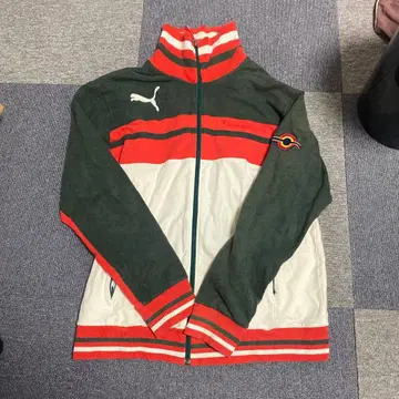 Puma 하이넥 저지 그린/레드