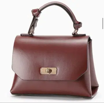 미사용 택 포함 카슈카슈 플랩 히네리 미니 보스턴 백 초코