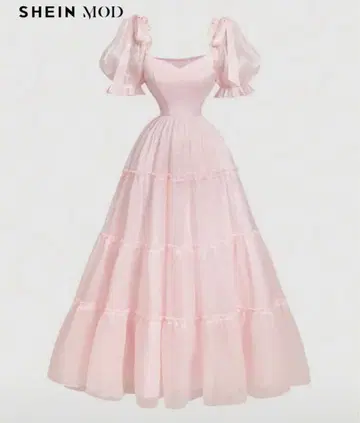 핑크 맥시 드레스 원피스