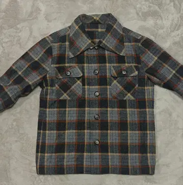 [ 70s ] 체크 무늬 플란넬 셔츠 ( 긴팔 )