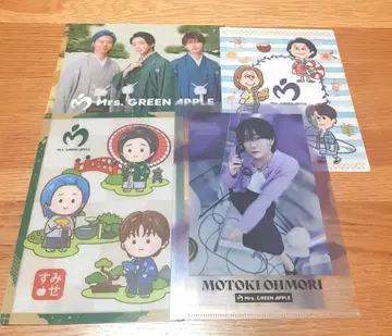 미세스 Mrs. GREEN APPLE 로손 비주얼 시트 4종 세트