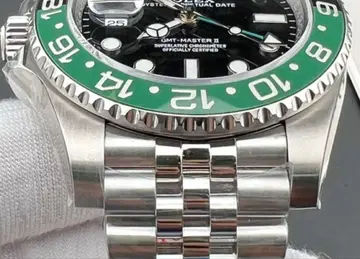 CF GMT 마스터2 레프티 블랙 그린 자동 와인딩