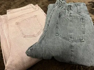 플레어 데님 팬츠 2색 세트