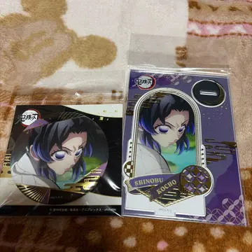 코쵸우 시노부 금박 캔뱃지 아크릴 스탠드