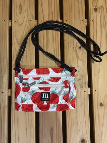 marimekko 딸기 무늬 사코슈 백 숄더백