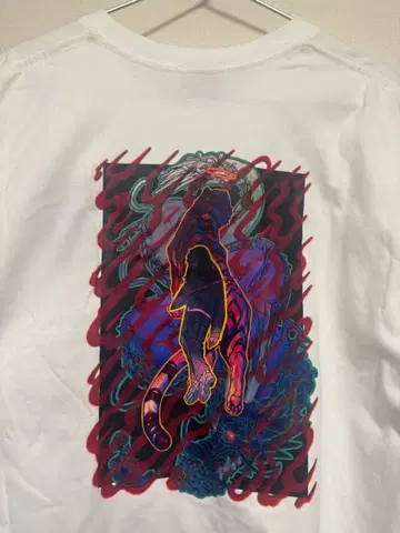 츄우카타베타이 kou 콜라보 호랑이 자수 M 사이즈 티셔츠