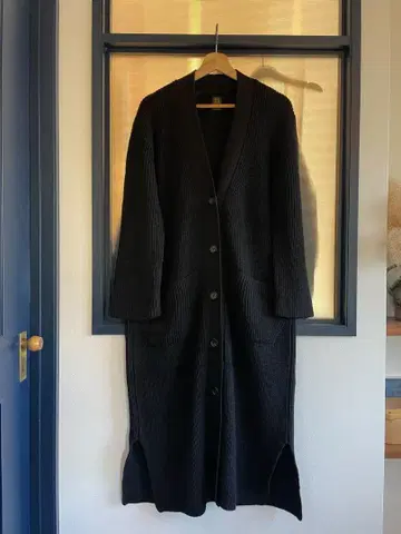 BATONER 롱 니트 가디건