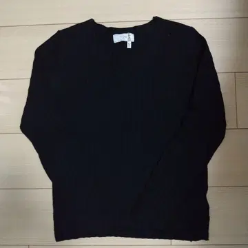 SLOBE IENA V넥 니트 블랙