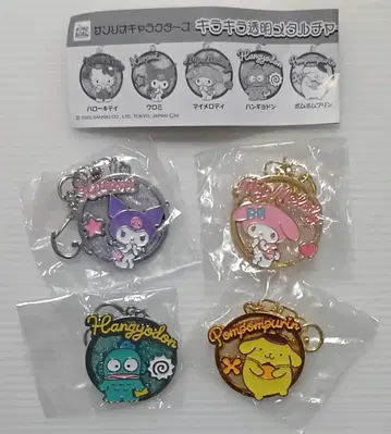 산리오 캐릭터즈 키라키라 투명 메탈 참