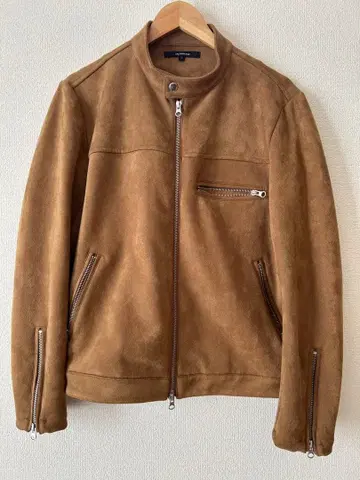 JACKROSE 스웨이드 노카라 자켓 사이즈 3