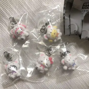 산리오 메지루시 액세서리 포근포근 스노우