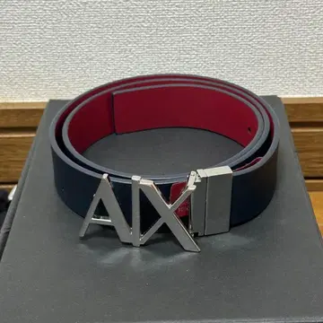아르마니 익스체인지 벨트 네이비 컬러, 빨간색