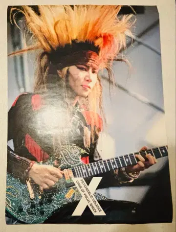 X JAPAN 포스터 A1 사이즈 hide