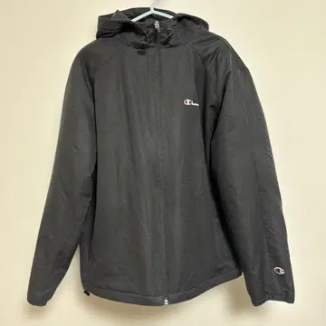 챔피온 블랙 후드 부착 자켓 L 사이즈 챔피온