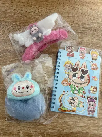 러브브 굿즈 세트 (머리끈, 헤어 클립, 씰 노트)