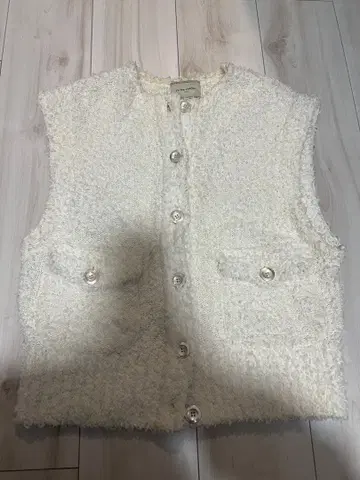 UNITED ARROWS 아이보리 니트 베스트 M