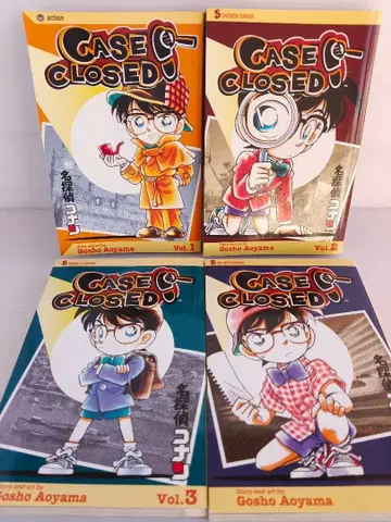 영어 코믹스 외국도서 명탐정 코난 CASE CLOSED! 1-4권