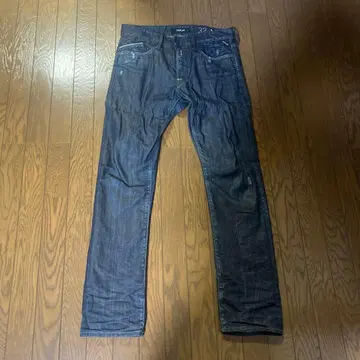 REPLAY 다크 블루 슬림 핏 데님 32