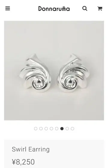 Nothing and Others / Swirl 실버925 귀찌