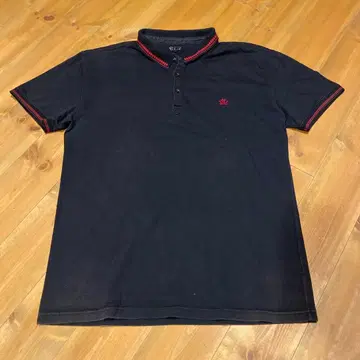 R.J.B 블랙 피케 셔츠 사이즈 42