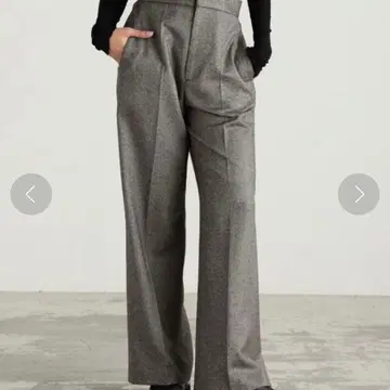 EDITION 시크 트위드 와이드 슬랙스 사이즈 34