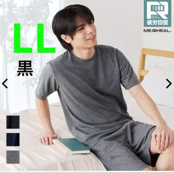 워크맨 메디힐 리커버리 의류 반팔 하프 팬츠 LL 블랙