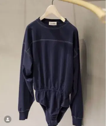 안스클리어 티셔츠 네이비