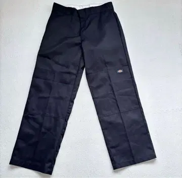 미국 기획 디키즈 더블니 33 x 30 BLACK