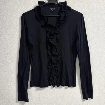 새상품급 긴팔 블라우스 INDIVI 블랙 M