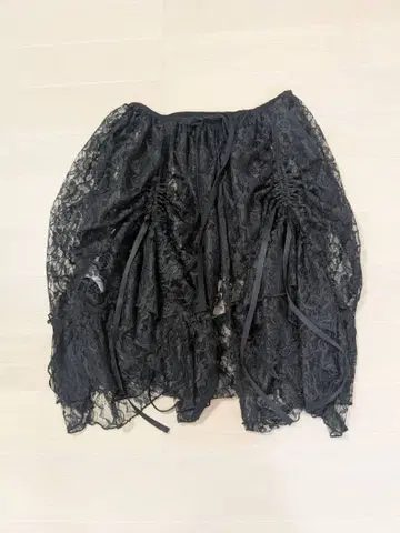 axesfemme kawaii 레이스 드로스트 오버 스커트