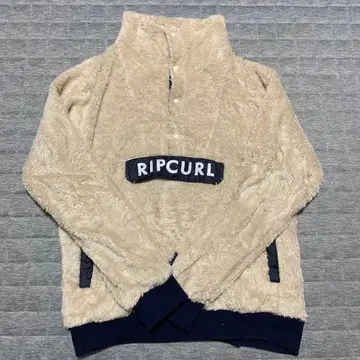 RIP CURL 플리스 자켓 베이지
