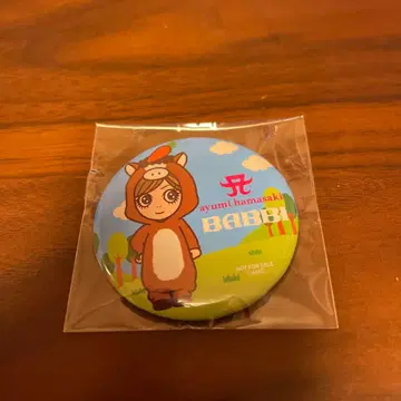 하마사키 아유미 캔뱃지 BABBI 아유 굿즈