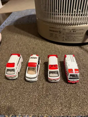 구급차 미니카 4대 세트 낱개 판매 가능