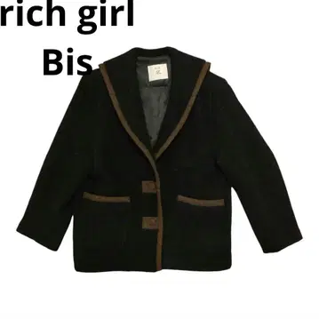 여성용 리치 걸 보아 자켓 블랙 타카시마야 구매 고급