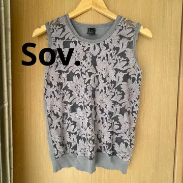 Sov. 시어 슬리브리스 꽃무늬 디자인