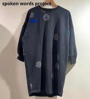 spoken words project 맨투맨 원피스 꽃무늬