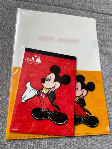 디즈니 리조트 클리어 파일 메모장