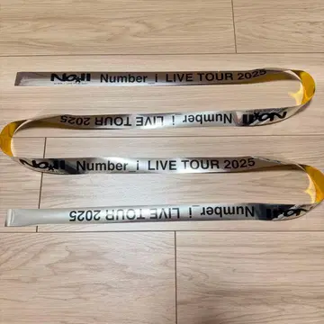 Number_i LIVE TOUR 2025 은색 테이프 1개 풀