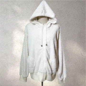 [헬시렌] 4L/후드티/화이트/후디/드로스트/복슬복슬/긴팔