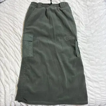 MARMOT 플리스 카키 스커트