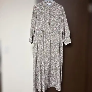 삼양상회 후쿠다 아이코 원피스 동물 패턴 쉬폰 원피스