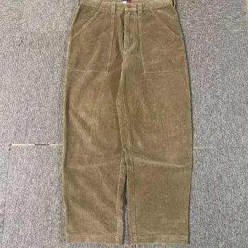 타미힐피거 베이지 코듀로이 베이커 팬츠 90s