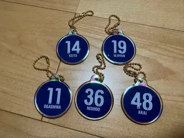 FC 도쿄 paidy 콜라보 키링 5개 세트