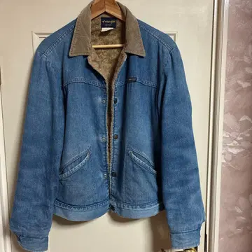 Wrangler 랭글러 80's 데님 자켓 보아 안감 42