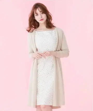 TOCCA 캐시미어 100% 롱 니트 가디건 베이지 XS 토카