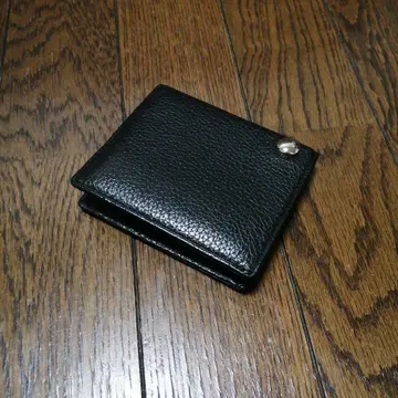 JAM HOME MADA 블랙 가죽 접이식 지갑