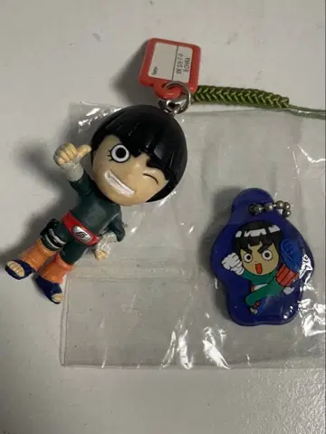 나루토 피규어 키링 스윙 러버 닌자 형상 락 리 돌풍전