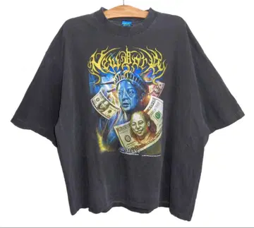 새상품급 ARUMANA 2025 뉴욕 미래의 꿈 유즈드 가공 T셔츠