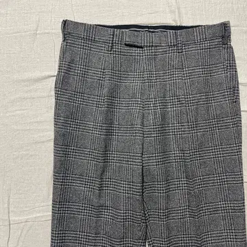 먼싱웨어 슬랙스 그레이 체크 스트레치 팬츠 골프